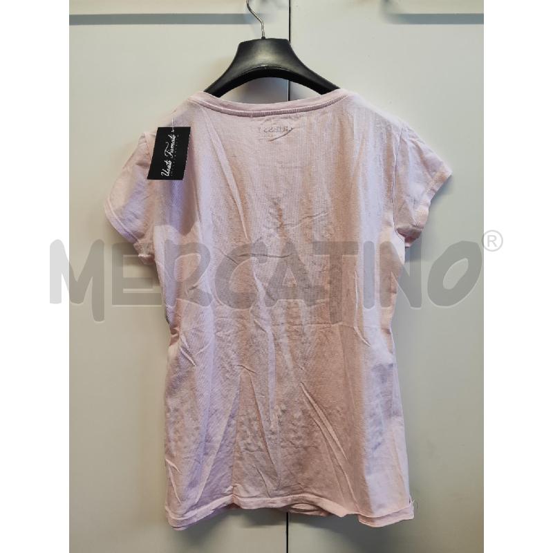 MAGLIETTA DONNA GUESS ROSA SCRITTA BORCHIE SENZA TG | Mercatino dell'Usato Vinci - fraz. sovigliana 3