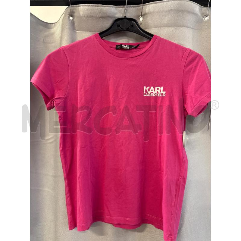 MAGLIETTA DONNA KARL LAGERFELD ROSA TG.M | Mercatino dell'Usato Vinci - fraz. sovigliana 1
