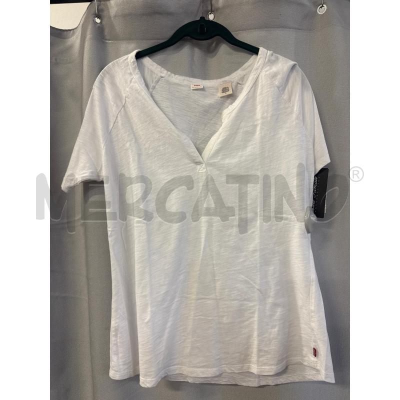 MAGLIETTA DONNA LEVIS BIANCA TG.M | Mercatino dell'Usato Vinci - fraz. sovigliana 1