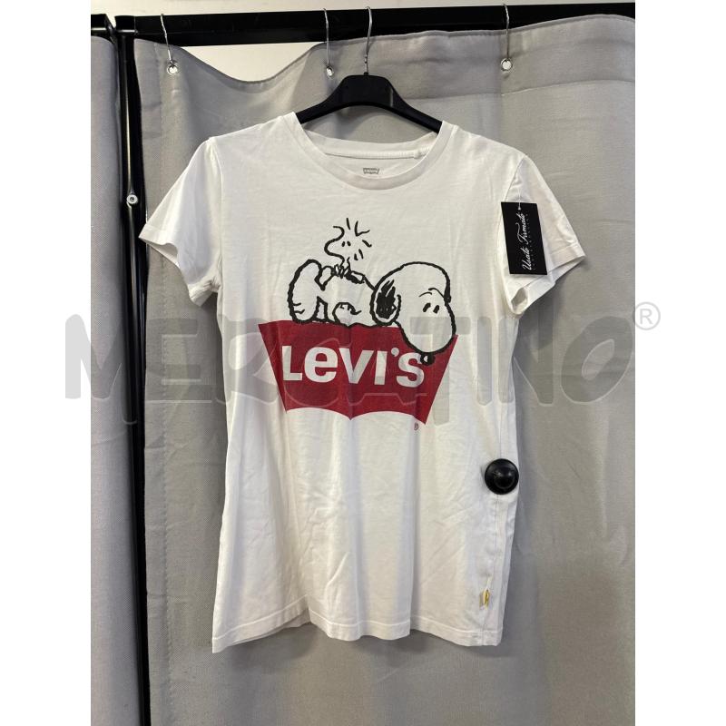 MAGLIETTA DONNA LEVIS BIANCA TG.XS | Mercatino dell'Usato Vinci - fraz. sovigliana 1