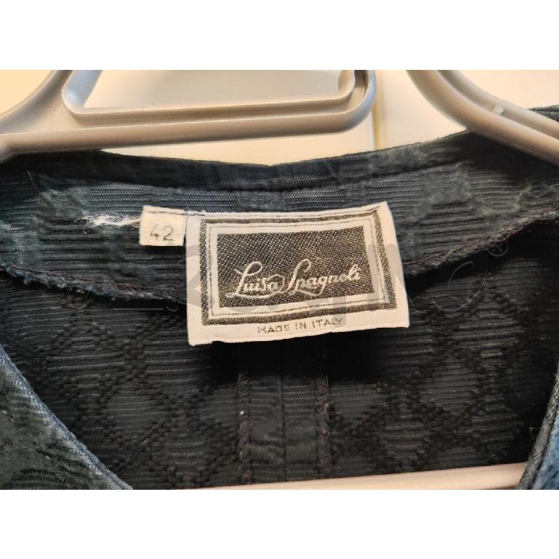 MAGLIETTA DONNA LUISA SPAGNOLI BLU TG.42 BOTTONI BIANCHI | Mercatino dell'Usato Vinci - fraz. sovigliana 2