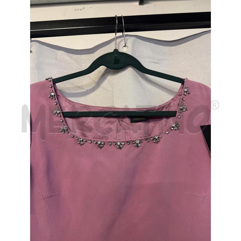 MAGLIETTA DONNA LUISA SPSAGNOLI ROSA SCOLLO STRASS SENZA TG. | Mercatino dell'Usato Vinci - fraz. sovigliana 2