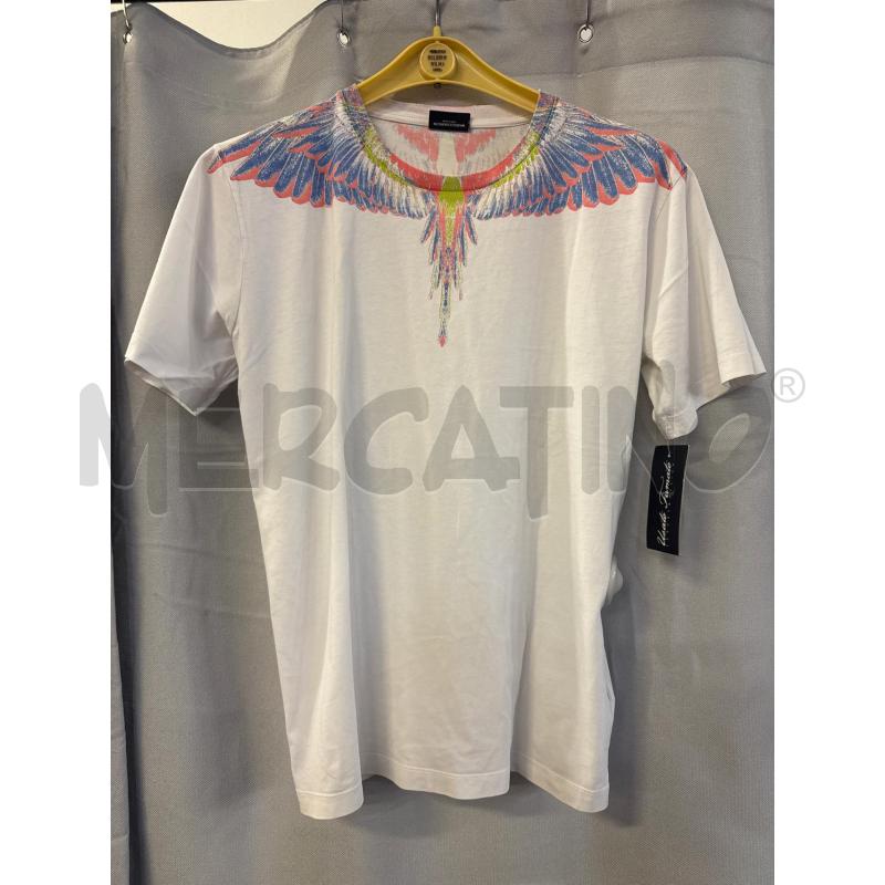 MAGLIETTA DONNA MARCELO BURLON BIANCA AZZURRA ROSA | Mercatino dell'Usato Vinci - fraz. sovigliana 1