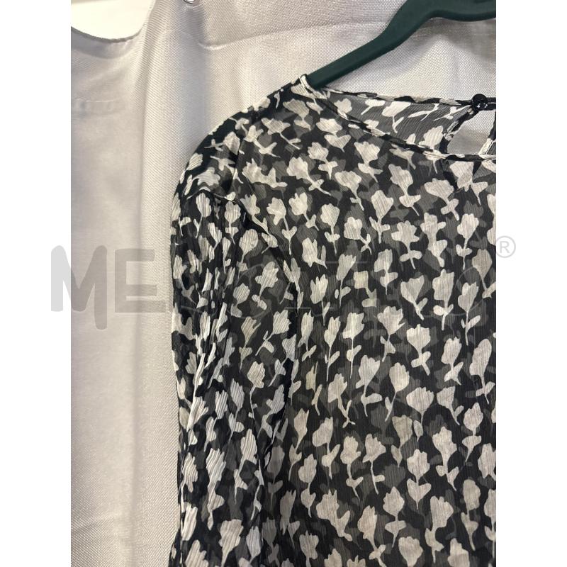 MAGLIETTA DONNA MAX MARA NERA FIORI BIANCHI | Mercatino dell'Usato Vinci - fraz. sovigliana 2