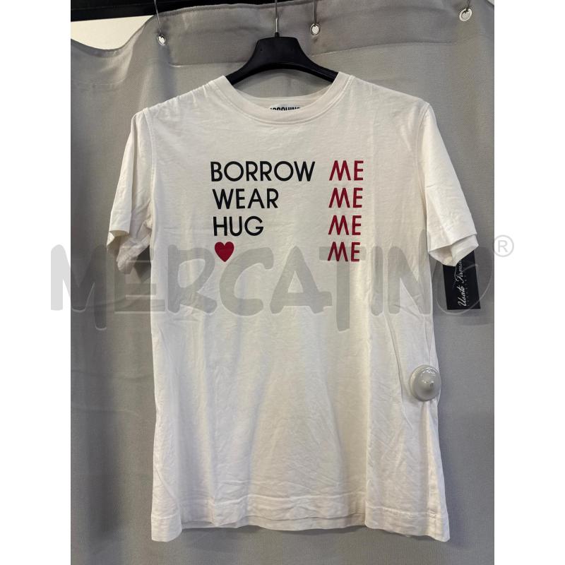 MAGLIETTA DONNA MOSCHINO 40 BIANCA TG.S | Mercatino dell'Usato Vinci - fraz. sovigliana 1