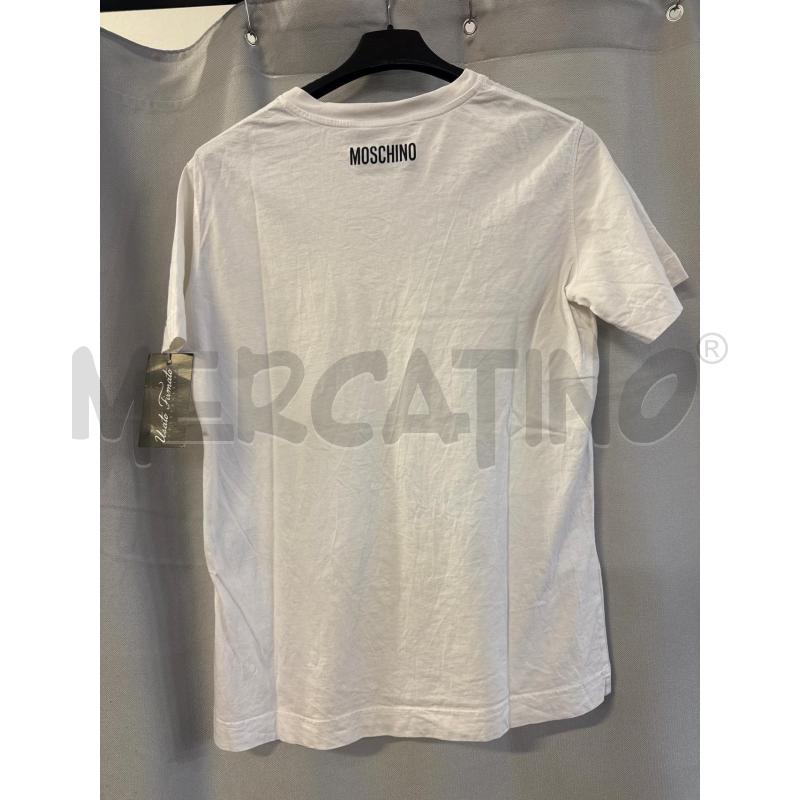 MAGLIETTA DONNA MOSCHINO 40 BIANCA TG.S | Mercatino dell'Usato Vinci - fraz. sovigliana 2