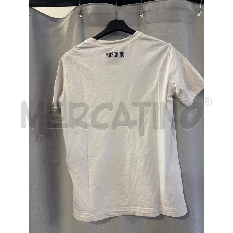 MAGLIETTA DONNA MOSCHINO 40 TG.XS BIANCA  | Mercatino dell'Usato Vinci - fraz. sovigliana 2