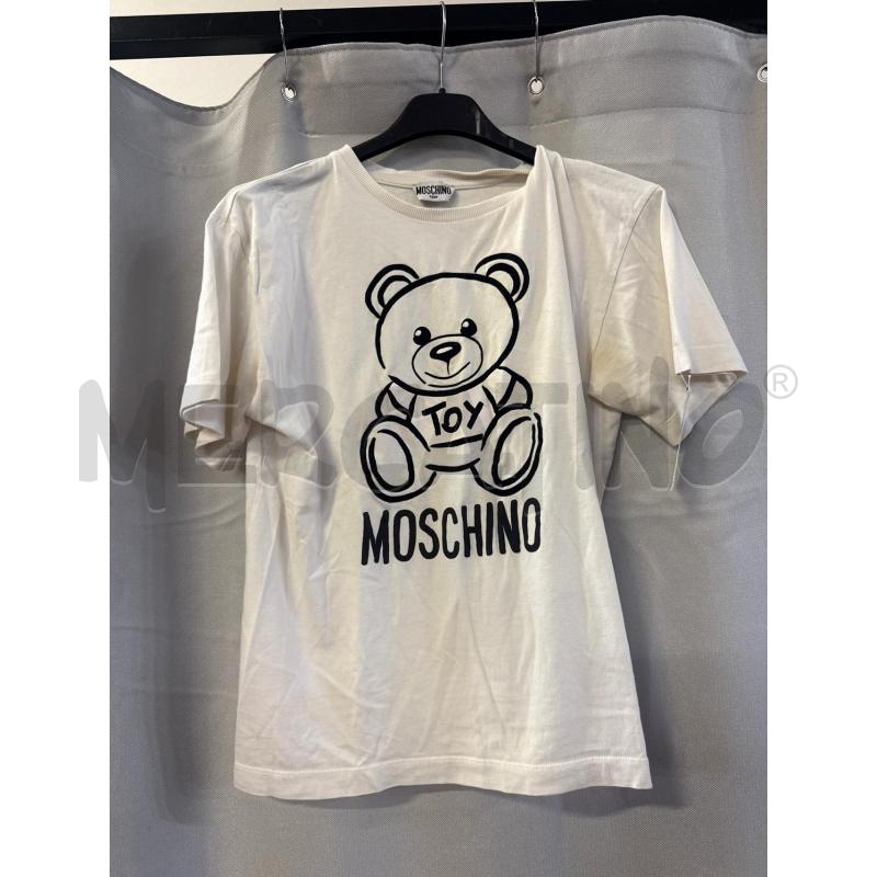 MAGLIETTA DONNA MOSCHINO BIANCA TG.10 | Mercatino dell'Usato Vinci - fraz. sovigliana 1
