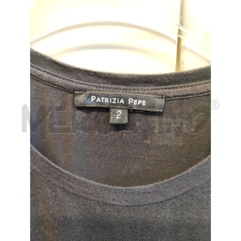 MAGLIETTA DONNA PATRIZIA PEPE NERA BANANA STRASS TG.2 | Mercatino dell'Usato Vinci - fraz. sovigliana 3
