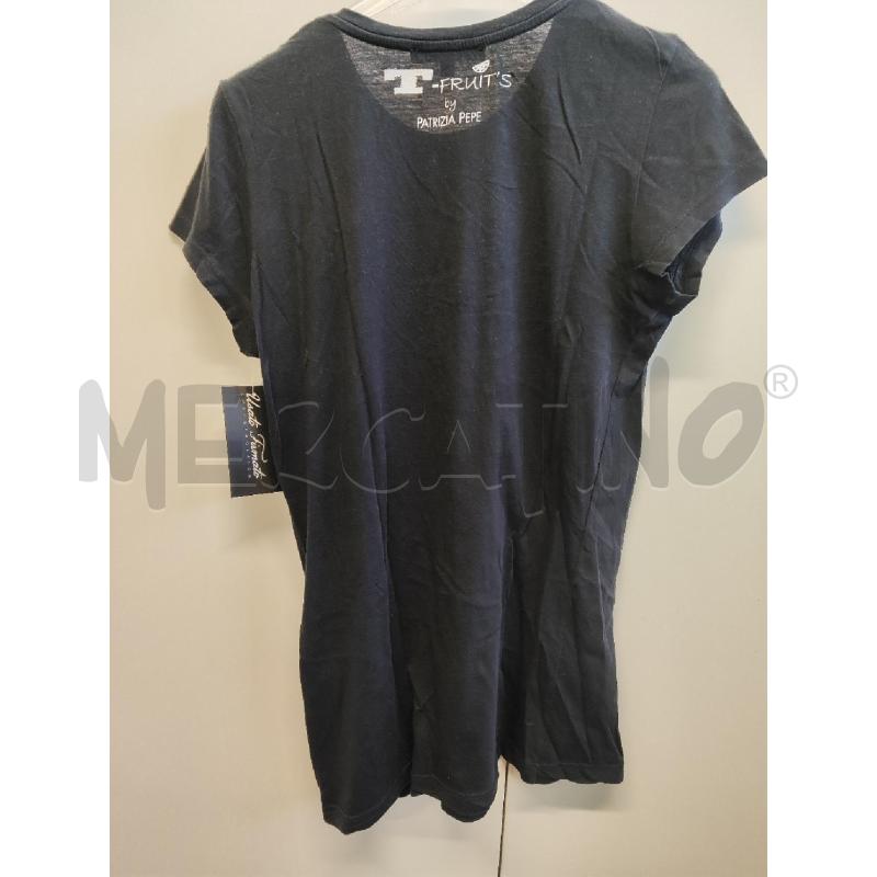 MAGLIETTA DONNA PATRIZIA PEPE NERA BANANA STRASS TG.2 | Mercatino dell'Usato Vinci - fraz. sovigliana 4