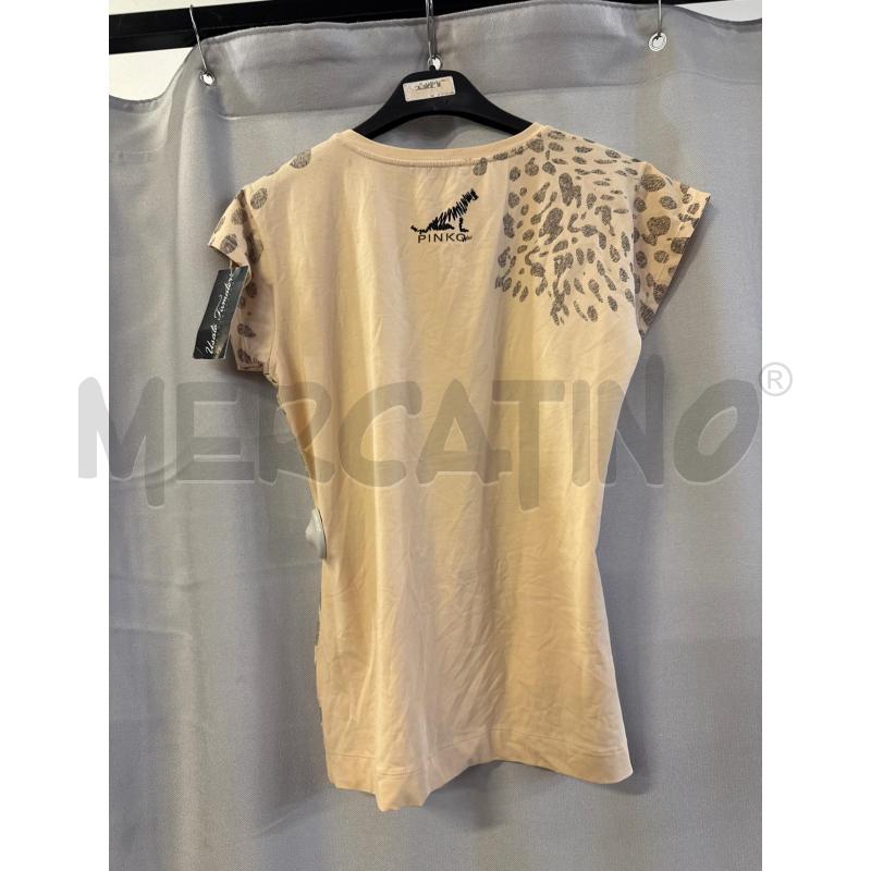 MAGLIETTA DONNA PINKO CREMA PAILLETTES TG.M | Mercatino dell'Usato Vinci - fraz. sovigliana 2