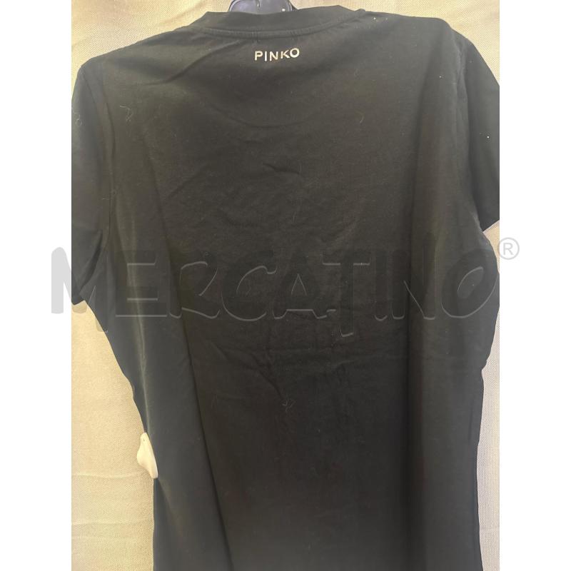 MAGLIETTA DONNA PINKO NERA STELLA STRASS TG.S | Mercatino dell'Usato Vinci - fraz. sovigliana 3
