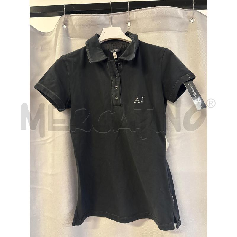 MAGLIETTA DONNA POLO ARMANI JEANS NERA TG.38 | Mercatino dell'Usato Vinci - fraz. sovigliana 1