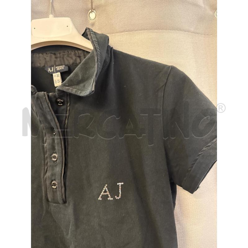 MAGLIETTA DONNA POLO ARMANI JEANS NERA TG.38 | Mercatino dell'Usato Vinci - fraz. sovigliana 2