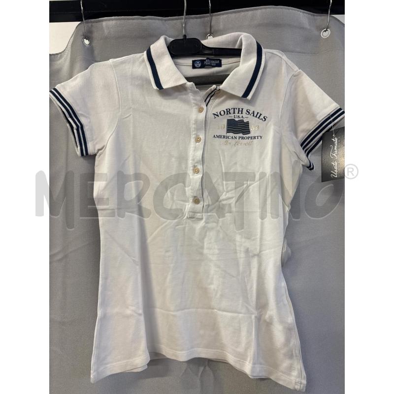 MAGLIETTA DONNA POLO NORTH SAILS BIANCA TG.S | Mercatino dell'Usato Vinci - fraz. sovigliana 1