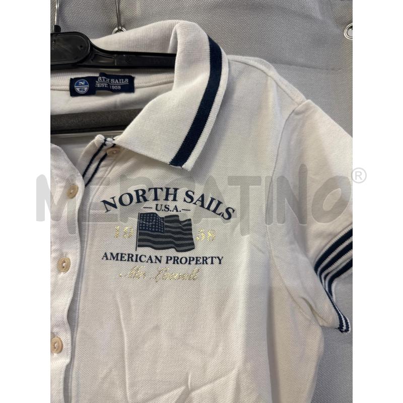 MAGLIETTA DONNA POLO NORTH SAILS BIANCA TG.S | Mercatino dell'Usato Vinci - fraz. sovigliana 2