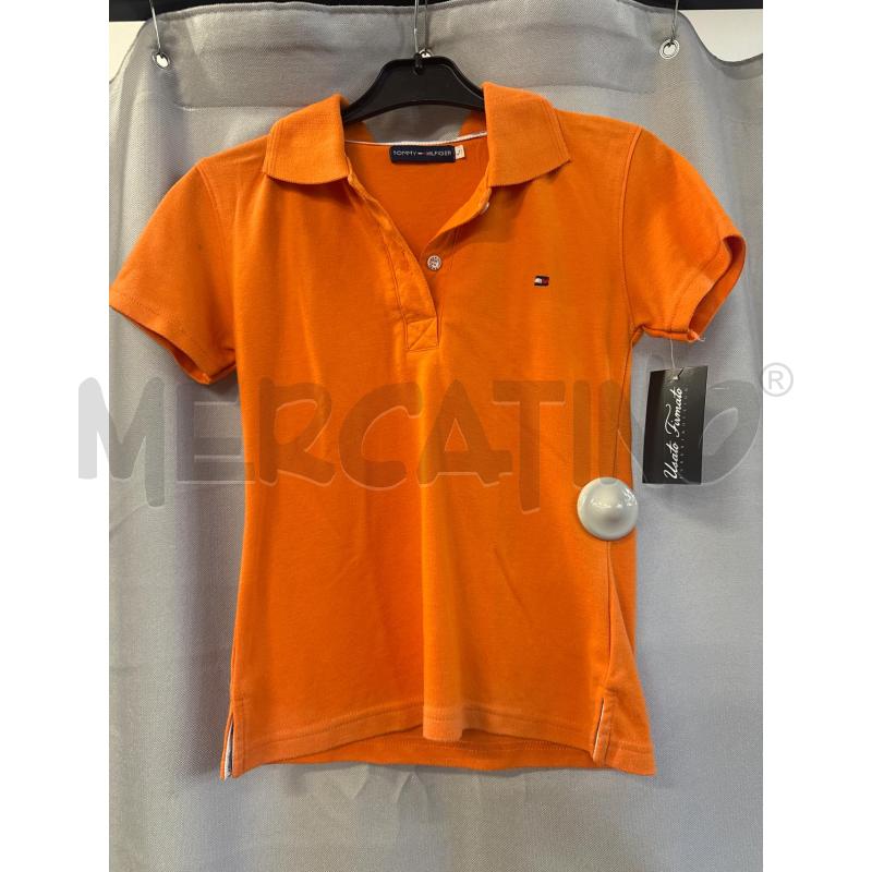 MAGLIETTA DONNA POLO TOMMY HILFIGER ARANCIO  | Mercatino dell'Usato Vinci - fraz. sovigliana 1