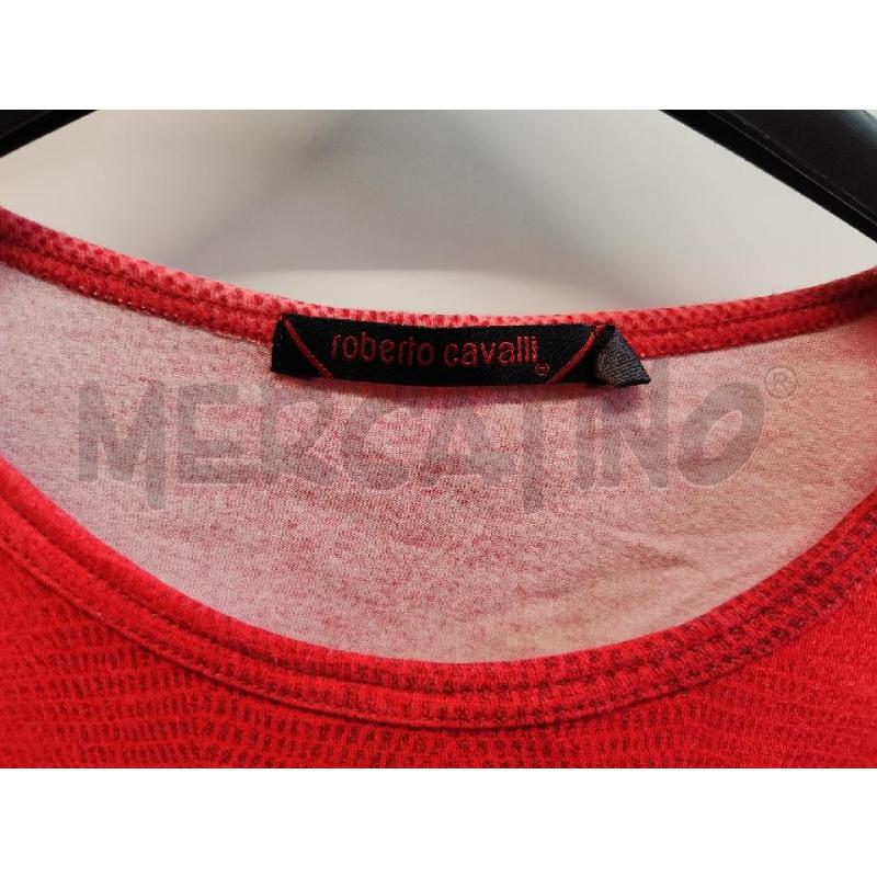 MAGLIETTA DONNA ROBERTO CAVALLI ROSSA TG.52 | Mercatino dell'Usato Vinci - fraz. sovigliana 2