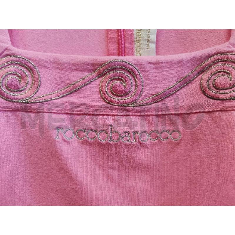 MAGLIETTA DONNA ROCCOBAROCCO ROSA RICAMO SCOLLO ZIP DIETRO TG.42 | Mercatino dell'Usato Vinci - fraz. sovigliana 2