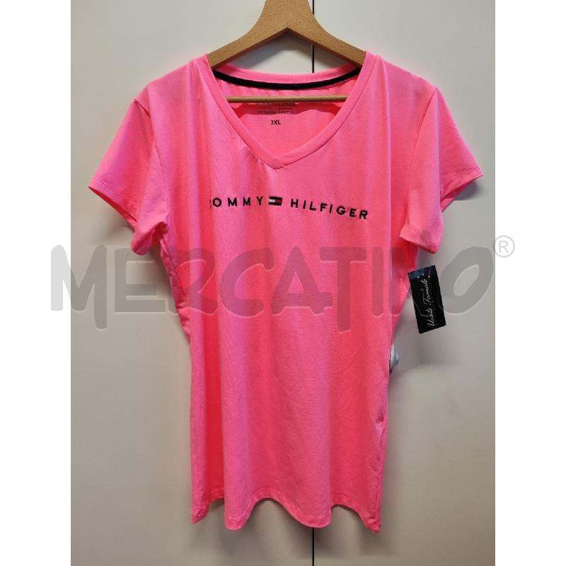 MAGLIETTA DONNA TOMMY HILFIGER ROSA TG.3XL  | Mercatino dell'Usato Vinci - fraz. sovigliana 1