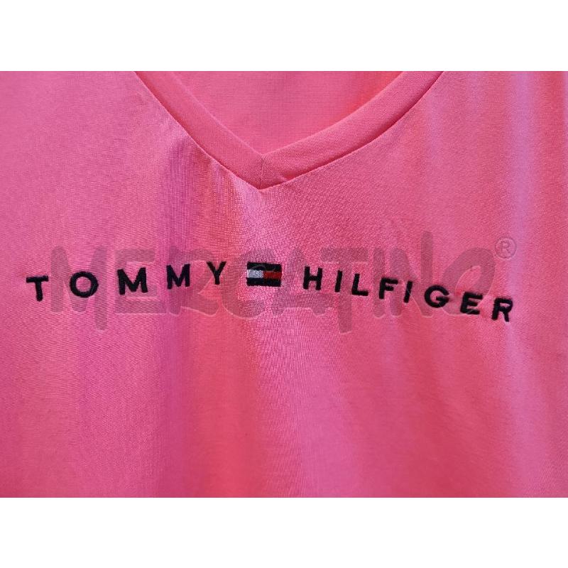 MAGLIETTA DONNA TOMMY HILFIGER ROSA TG.3XL  | Mercatino dell'Usato Vinci - fraz. sovigliana 2