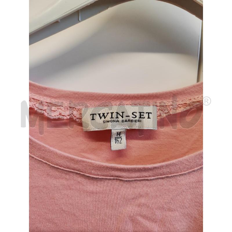 MAGLIETTA DONNA TWIN SET ROSA TG.14 | Mercatino dell'Usato Vinci - fraz. sovigliana 3
