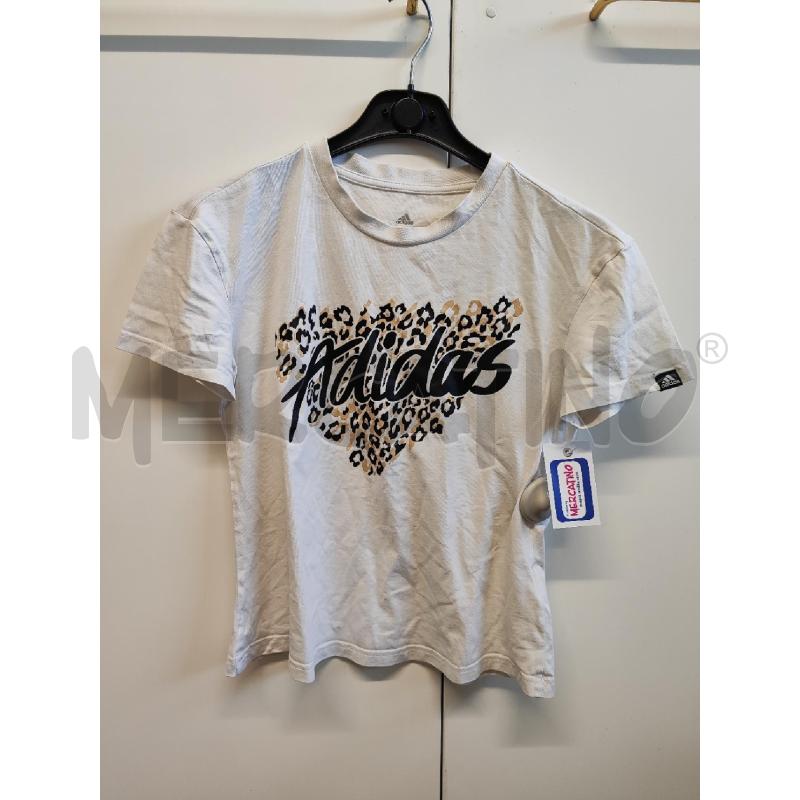 MAGLIETTA DONNA # ADIDAS BIANCA TG.XS MACULATA  | Mercatino dell'Usato Vinci - fraz. sovigliana 1