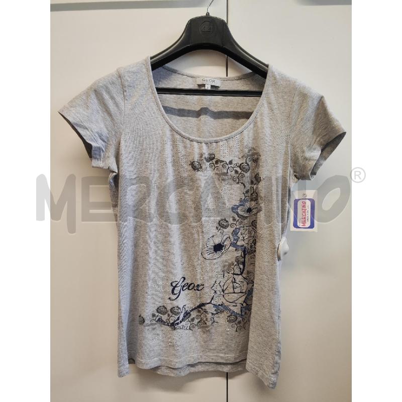 MAGLIETTA DONNA # GEOX GRIGIATG.M STRASS  | Mercatino dell'Usato Vinci - fraz. sovigliana 1