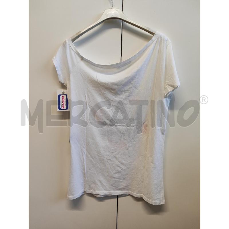 MAGLIETTA DONNA # LIU JO BIANCA BOCCHE STRASS  | Mercatino dell'Usato Vinci - fraz. sovigliana 3