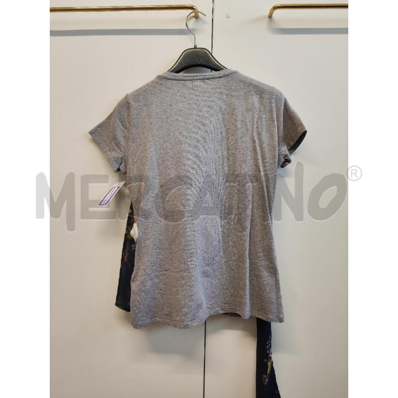 MAGLIETTA DONNA # LIU JO GRIGIA CON VELE SCIARPINA BLU | Mercatino dell'Usato Vinci - fraz. sovigliana 3