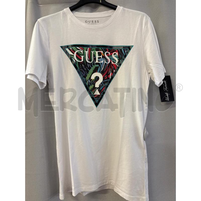 MAGLIETTA GUESS BIANCA TG.XS | Mercatino dell'Usato Vinci - fraz. sovigliana 1