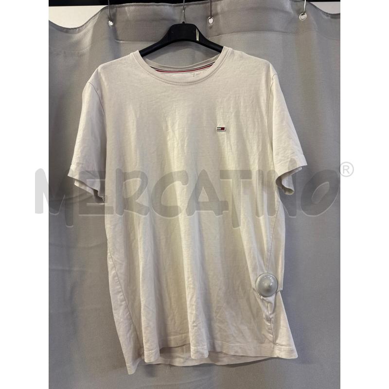MAGLIETTA TOMMY JEANS BIANCA TG.M  | Mercatino dell'Usato Vinci - fraz. sovigliana 1