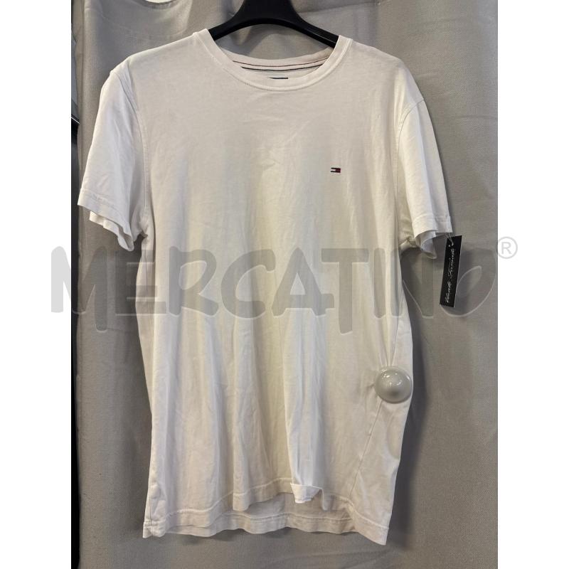 MAGLIETTA TOMMY JEANS BIANCA TG.S | Mercatino dell'Usato Vinci - fraz. sovigliana 1