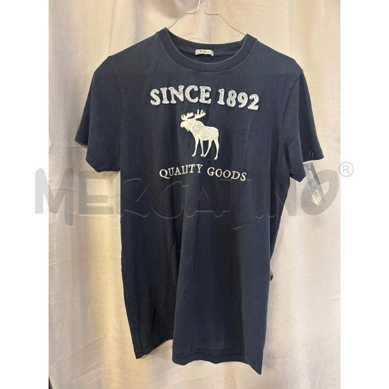 MAGLIETTA UOMO ABERCROMBIE BLU TG.M | Mercatino dell'Usato Vinci - fraz. sovigliana 1