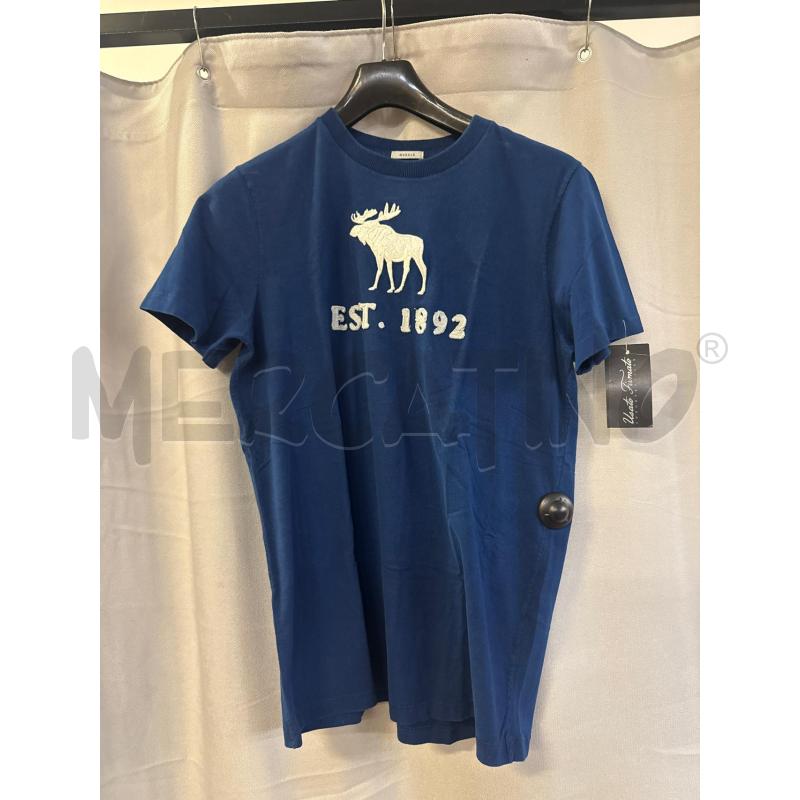 MAGLIETTA UOMO ABERCROMBIE BLU TG.M | Mercatino dell'Usato Vinci - fraz. sovigliana 1