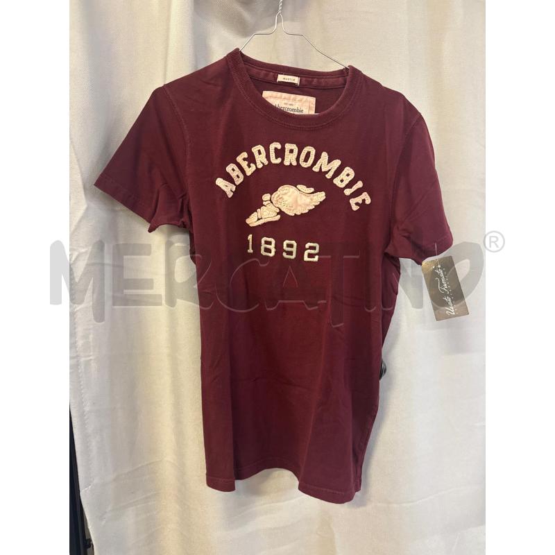 MAGLIETTA UOMO ABERCROMBIE BORDEAUX TG.M | Mercatino dell'Usato Vinci - fraz. sovigliana 1
