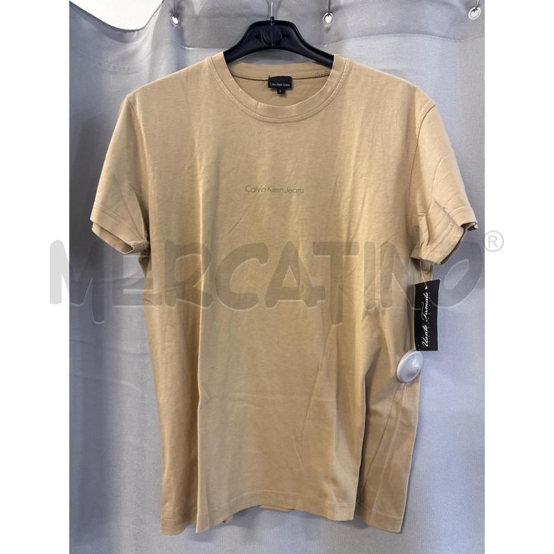 MAGLIETTA UOMO CALVIN KLEIN BEIGE TG.L | Mercatino dell'Usato Vinci - fraz. sovigliana 1