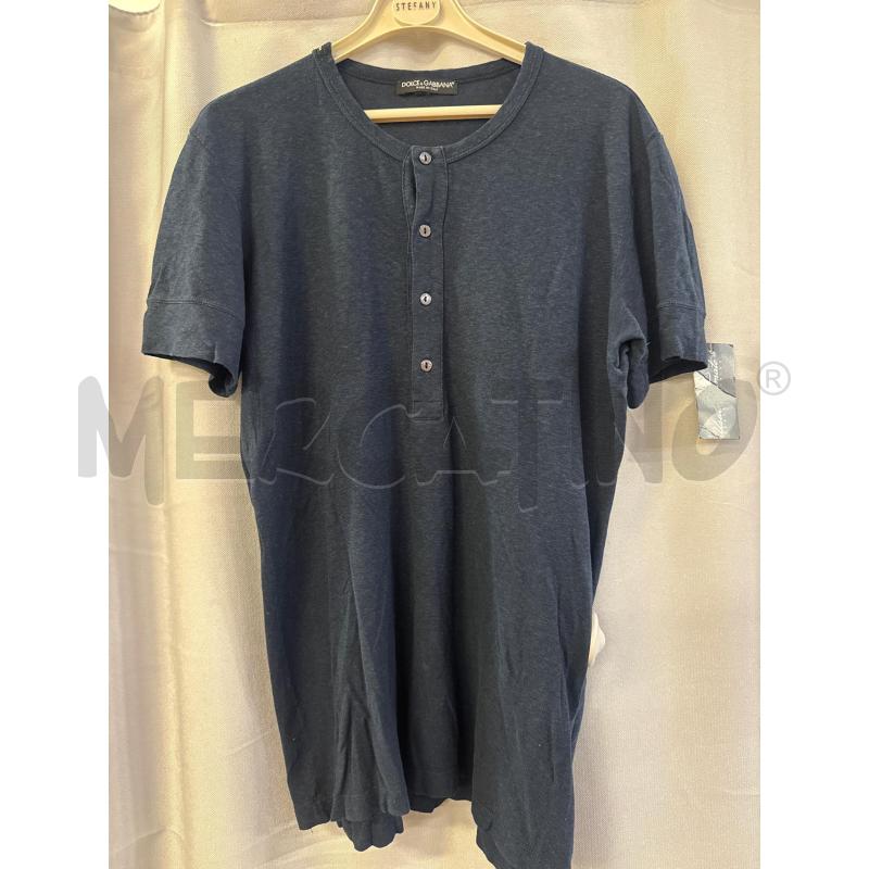 MAGLIETTA UOMO DOLCE & GABBANA INTIMO BLU BOTTONCINI SENZA TG | Mercatino dell'Usato Vinci - fraz. sovigliana 1
