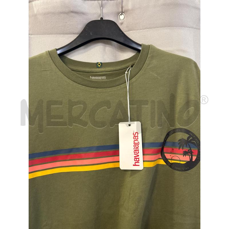 MAGLIETTA UOMO HAVAIANAS VERDE TG.S NUOVA | Mercatino dell'Usato Vinci - fraz. sovigliana 2