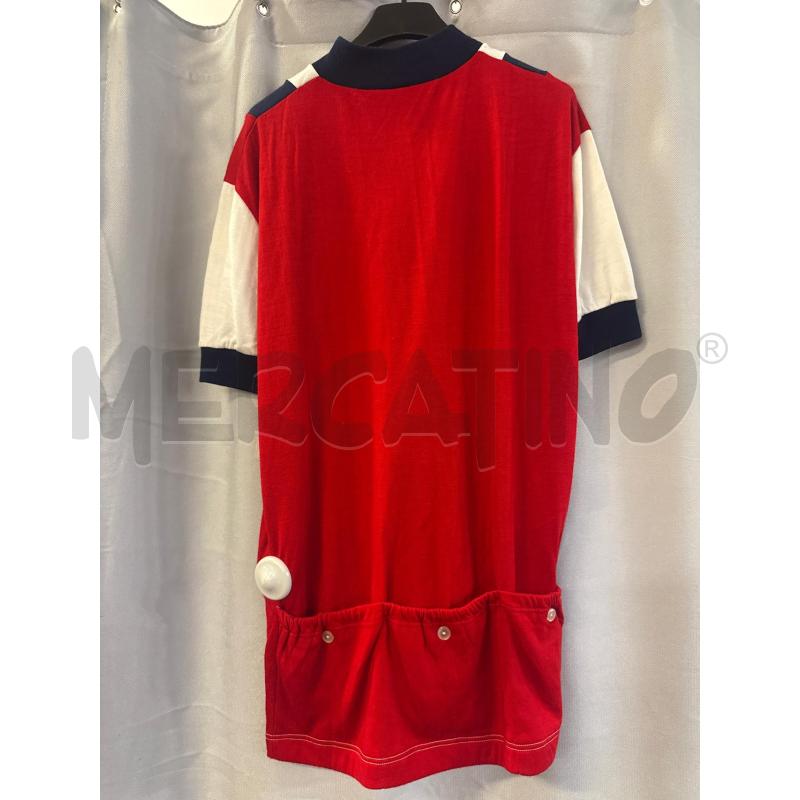 MAGLIETTA UOMO LECOQ SPORTIF DA BICI ROSSO PANNA TG.6 | Mercatino dell'Usato Vinci - fraz. sovigliana 2