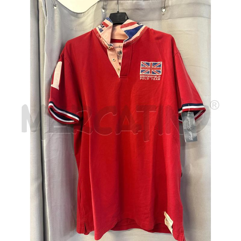 MAGLIETTA UOMO POLO BROKSFIELD ROSSA TG.54 | Mercatino dell'Usato Vinci - fraz. sovigliana 1