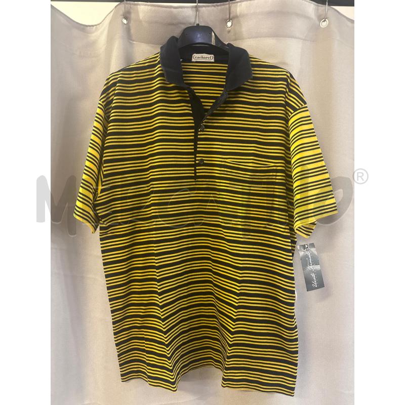 MAGLIETTA UOMO POLO CACHAREL RIGHE BLU GIALLE TG.IV | Mercatino dell'Usato Vinci - fraz. sovigliana 1