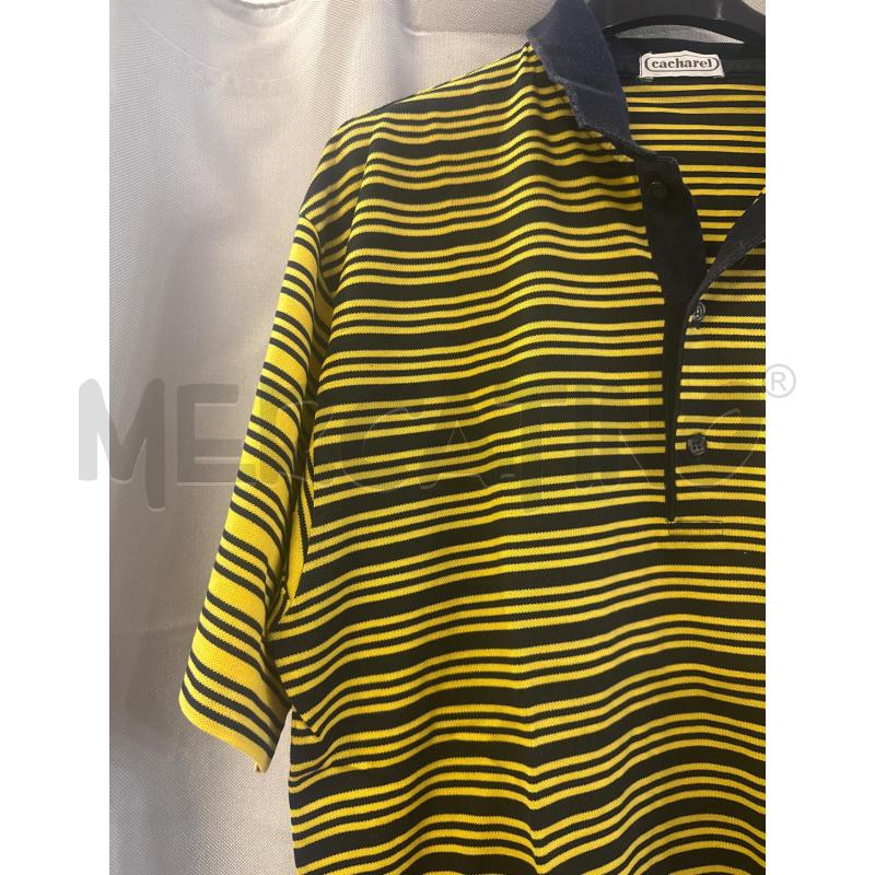MAGLIETTA UOMO POLO CACHAREL RIGHE BLU GIALLE TG.IV | Mercatino dell'Usato Vinci - fraz. sovigliana 2