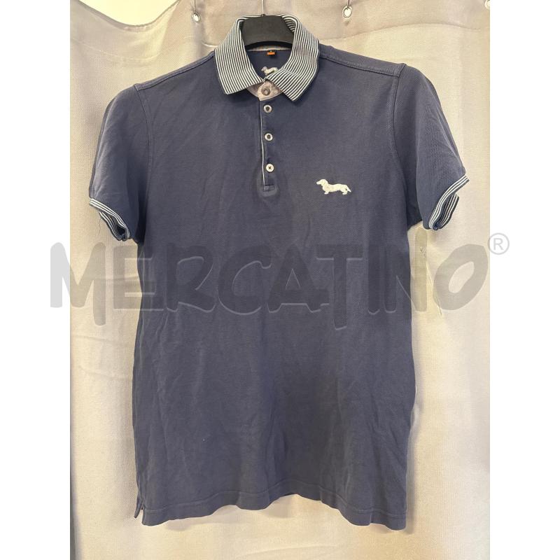MAGLIETTA UOMO POLO HARMONT & BLAINE  BLU TG.S | Mercatino dell'Usato Vinci - fraz. sovigliana 1