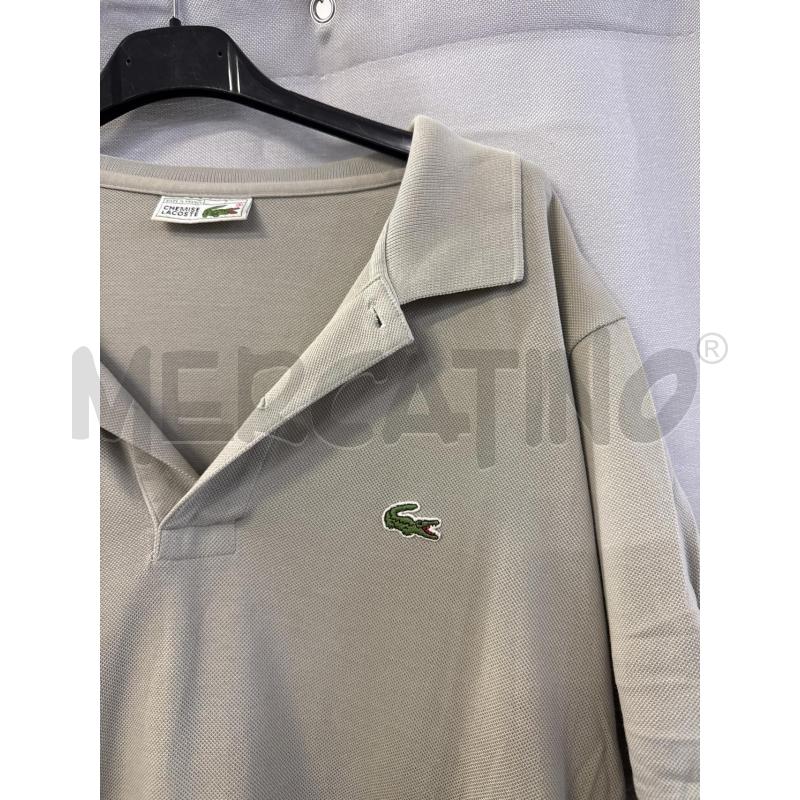 MAGLIETTA UOMO POLO LACOSTE BEIGE TG.7 | Mercatino dell'Usato Vinci - fraz. sovigliana 2