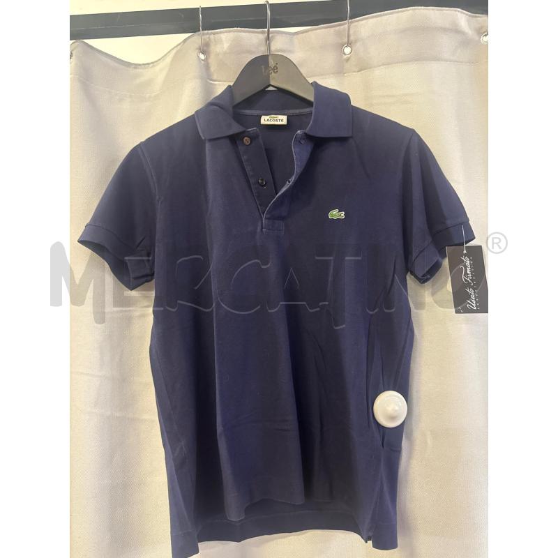 MAGLIETTA UOMO POLO LACOSTE BLU TG.2 | Mercatino dell'Usato Vinci - fraz. sovigliana 1
