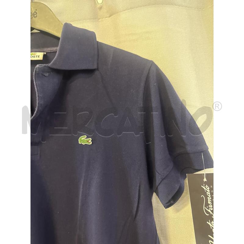 MAGLIETTA UOMO POLO LACOSTE BLU TG.2 | Mercatino dell'Usato Vinci - fraz. sovigliana 2