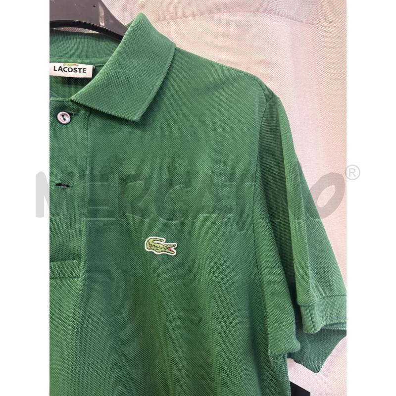 MAGLIETTA UOMO POLO LACOSTE VERDE TG.4 | Mercatino dell'Usato Vinci - fraz. sovigliana 2