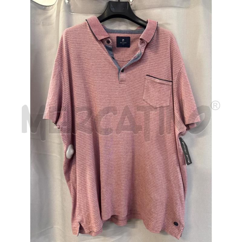 MAGLIETTA UOMO POLO PIERRE CARDIN ROSA RIGATA TG.XXL | Mercatino dell'Usato Vinci - fraz. sovigliana 1