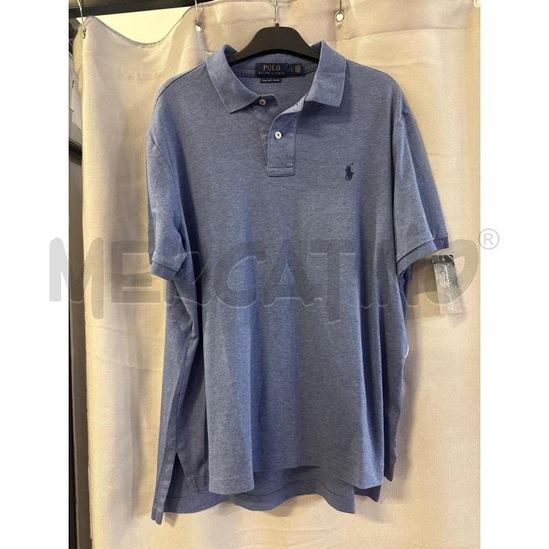 MAGLIETTA UOMO POLO POLO RALPH LAUREN AZZURRA TG.L | Mercatino dell'Usato Vinci - fraz. sovigliana 1